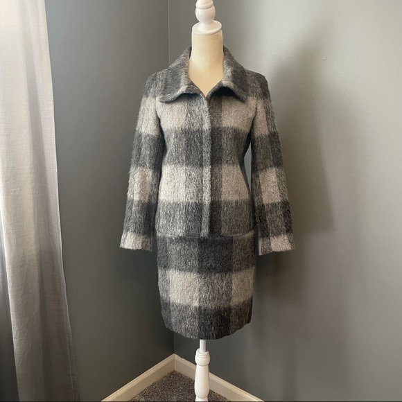 Talbots Buffalo Plaid Mohair/Alpaca Suit Set. - Picture 5 of 13